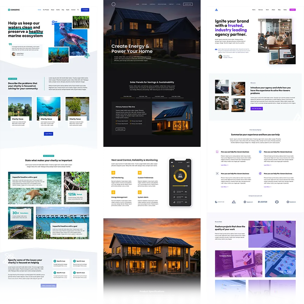 GeneratePress WordPress Theme Sample Layout