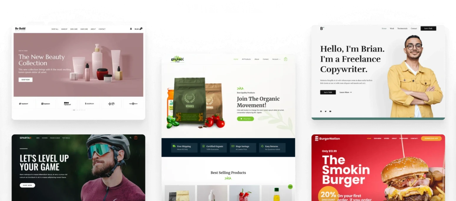 Astra WordPress Theme Sample Layout