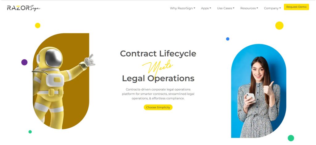 Razorsign Homepage Screenshot Old